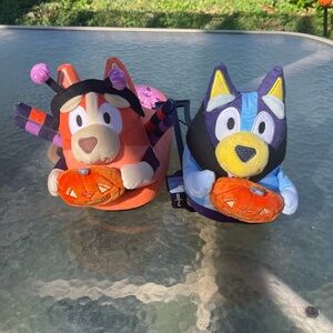 Ground Up Bluey Ladies Halloween 3D Slippers